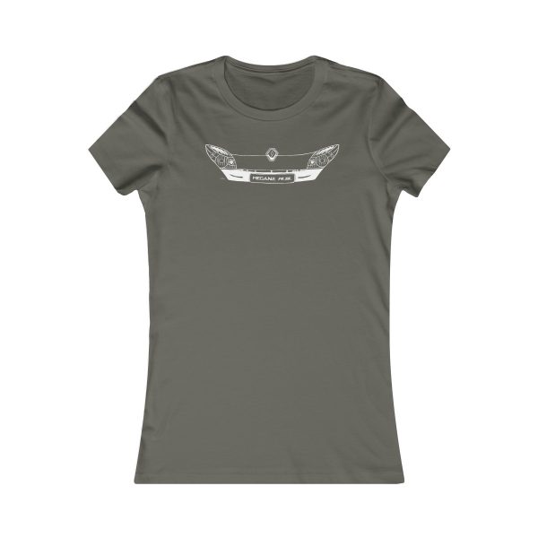 Renault Megane RS250 Women's T-Shirt - White Design - Image 3