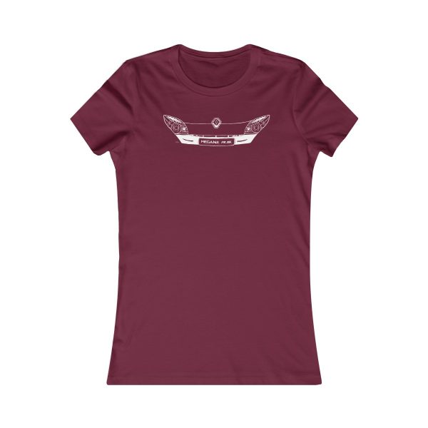 Renault Megane RS250 Women's T-Shirt - White Design - Image 8