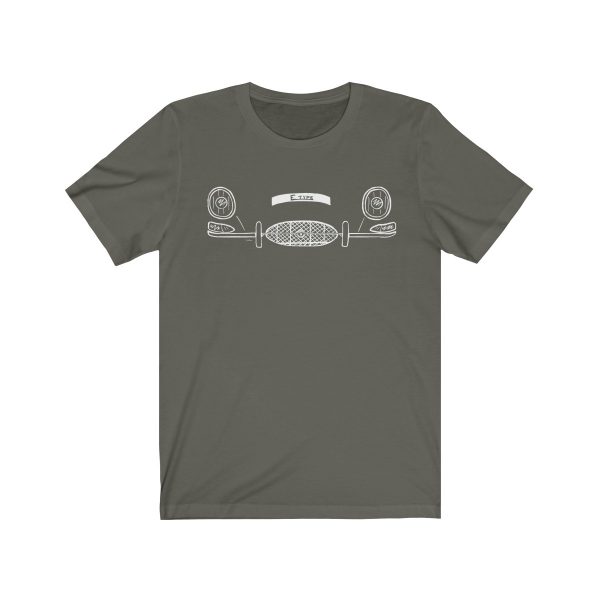 Short Sleeve Tee - Jaguar E-Type White - Image 4
