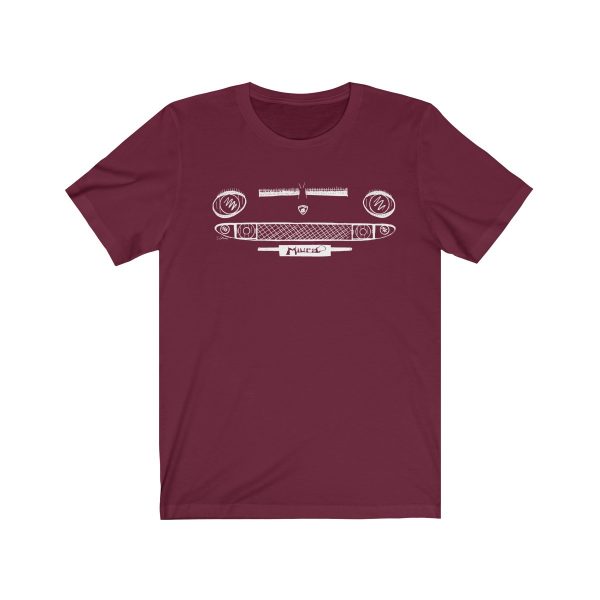 Short Sleeve Tee - Lamborghini Miura White - Image 9