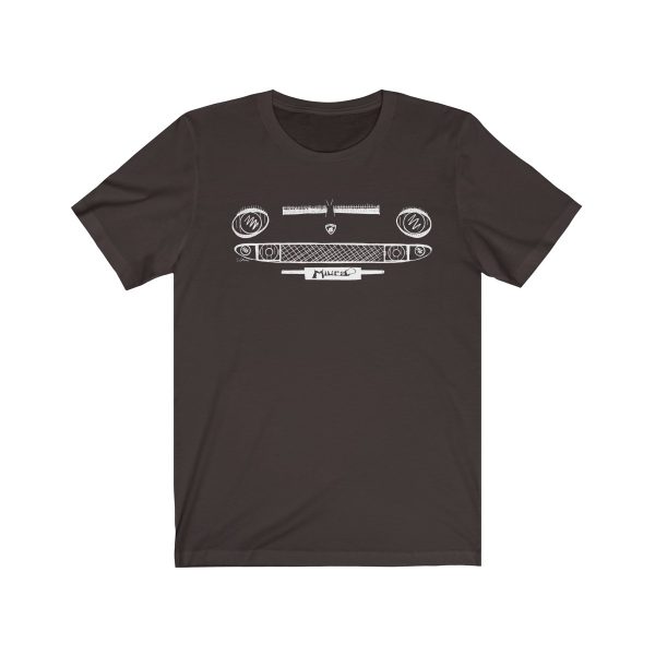 Short Sleeve Tee - Lamborghini Miura White - Image 2