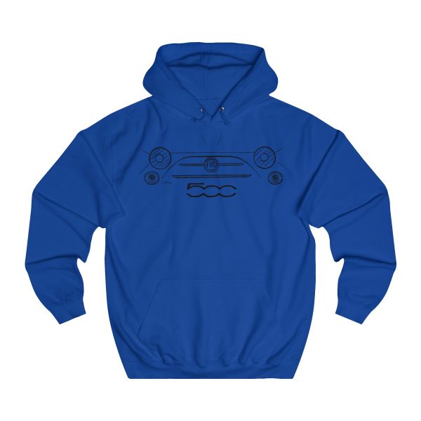 College Hoodie - Fiat 500 - Image 6