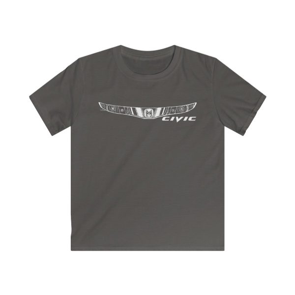 Honda Civic MK8 Kids T-Shirt - White Design - Image 3