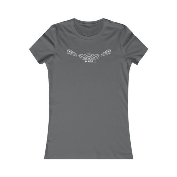 Women's Tee - Volvo C30 White - Image 6