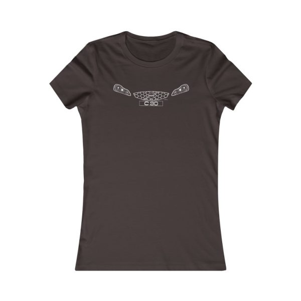 Women's Tee - Volvo C30 White - Image 2