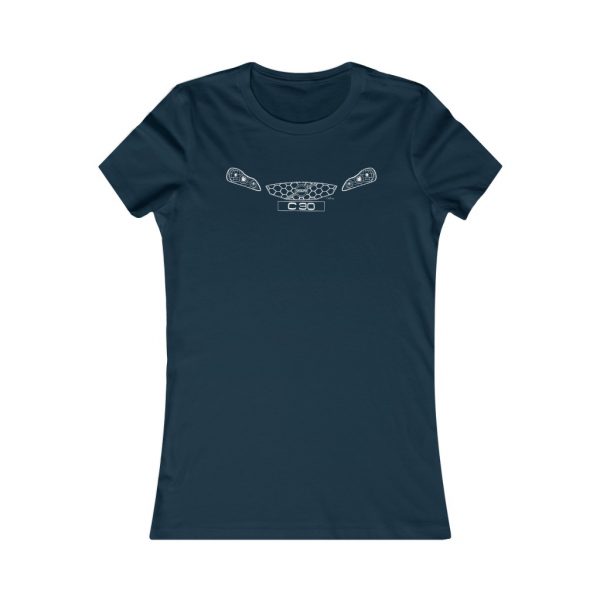 Women's Tee - Volvo C30 White - Image 7
