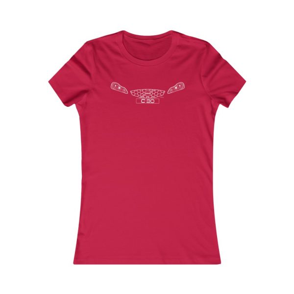 Women's Tee - Volvo C30 White - Image 9