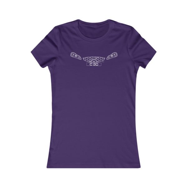 Women's Tee - Volvo C30 White - Image 8