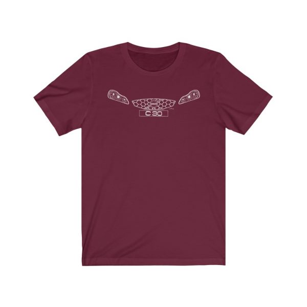 Short Sleeve Tee - Volvo C30 White - Image 10