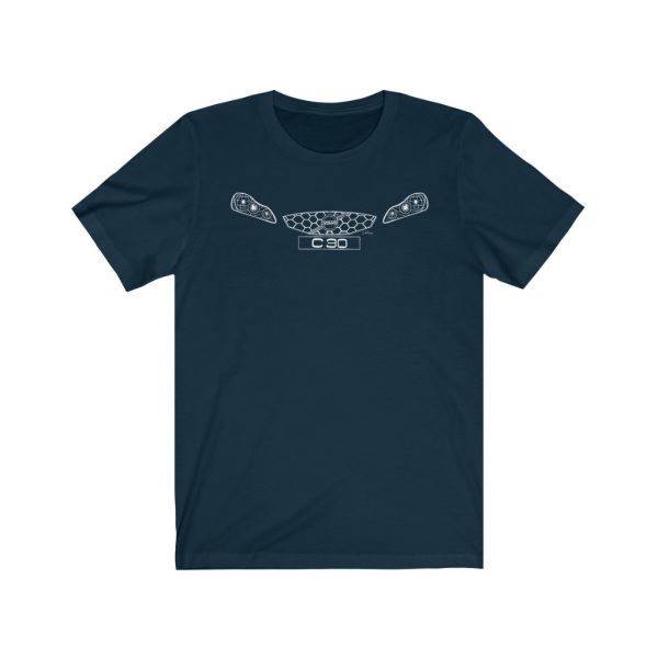 Short Sleeve Tee - Volvo C30 White - Image 8