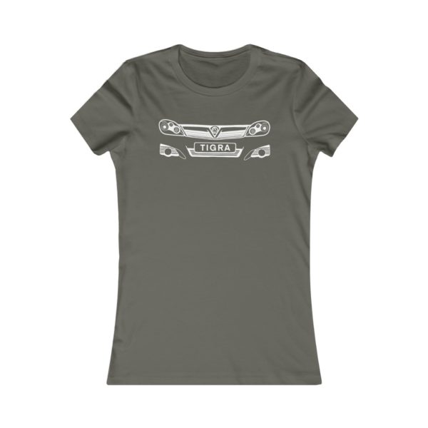 Women's Tee - Vauxhall Tigra B Front White - Image 4