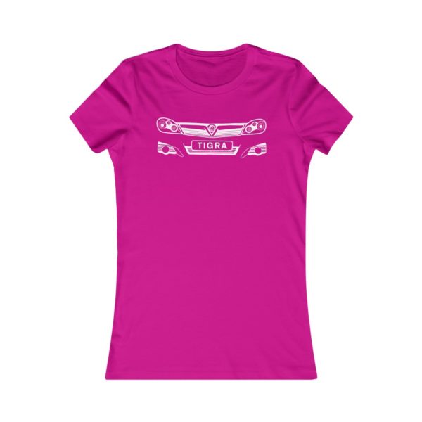 Women's Tee - Vauxhall Tigra B Front White