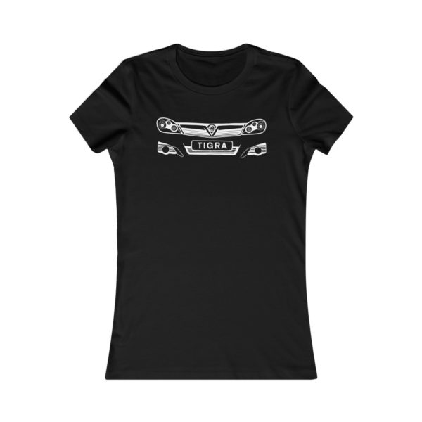 Women's Tee - Vauxhall Tigra B Front White - Image 3