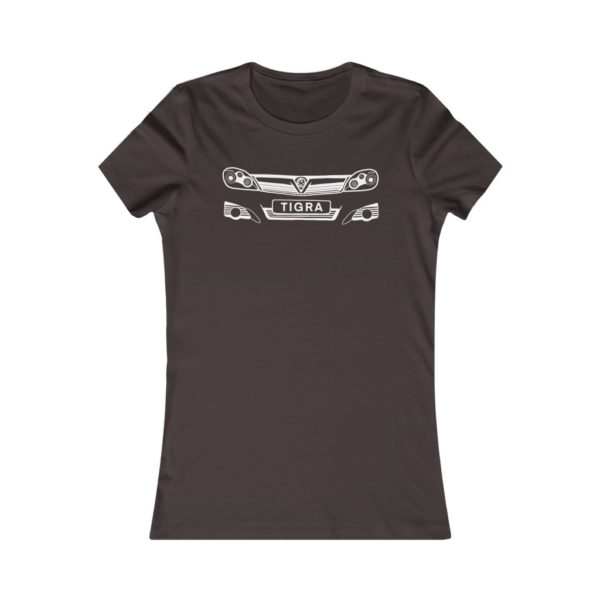Women's Tee - Vauxhall Tigra B Front White - Image 2