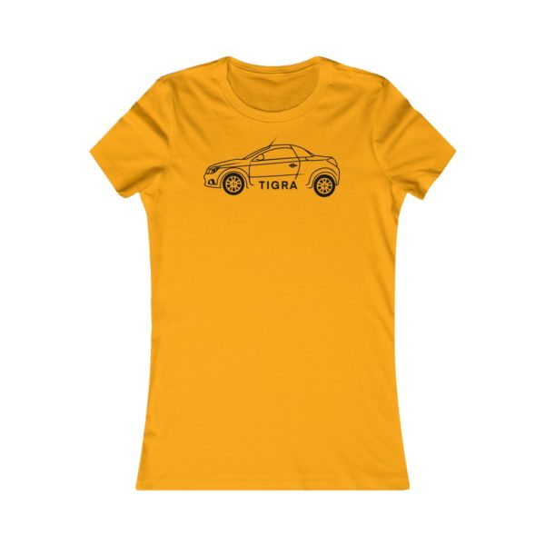 Women's Tee - Vauxhall Tigra B Side View - Image 4