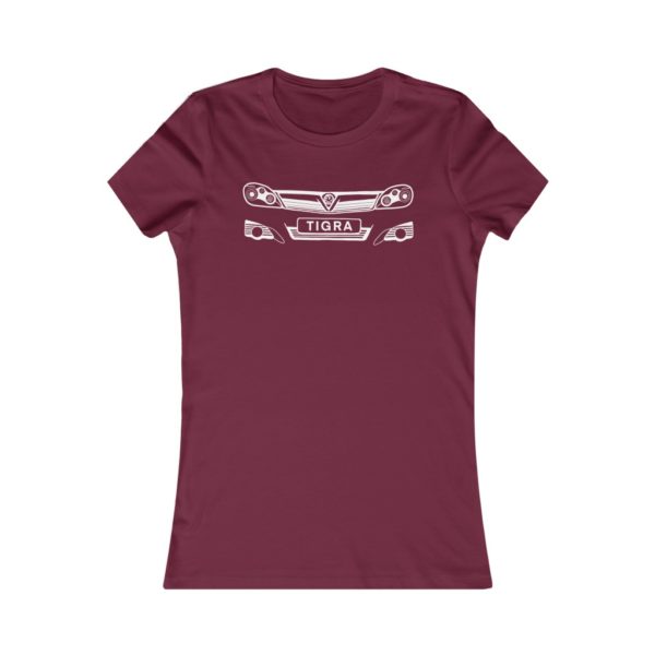 Women's Tee - Vauxhall Tigra B Front White - Image 9