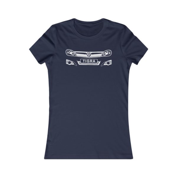 Women's Tee - Vauxhall Tigra B Front White - Image 7