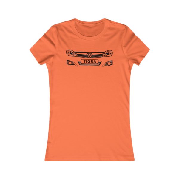 Women's Tee - Vauxhall Tigra B Front - Image 3