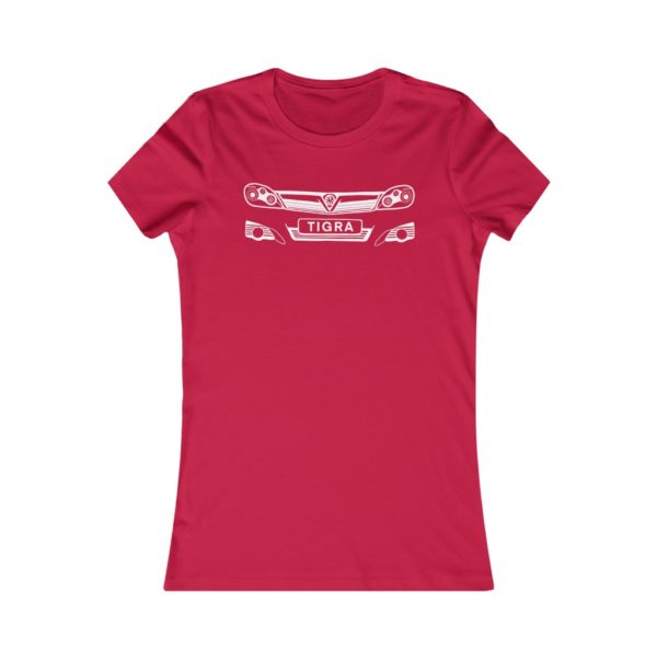 Women's Tee - Vauxhall Tigra B Front White - Image 10