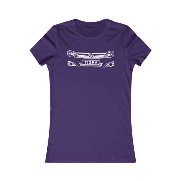 Women's Tee - Vauxhall Tigra B Front White - Image 8