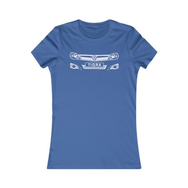 Women's Tee - Vauxhall Tigra B Front White - Image 5