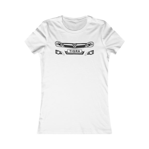 Women's Tee - Vauxhall Tigra B Front - Image 2