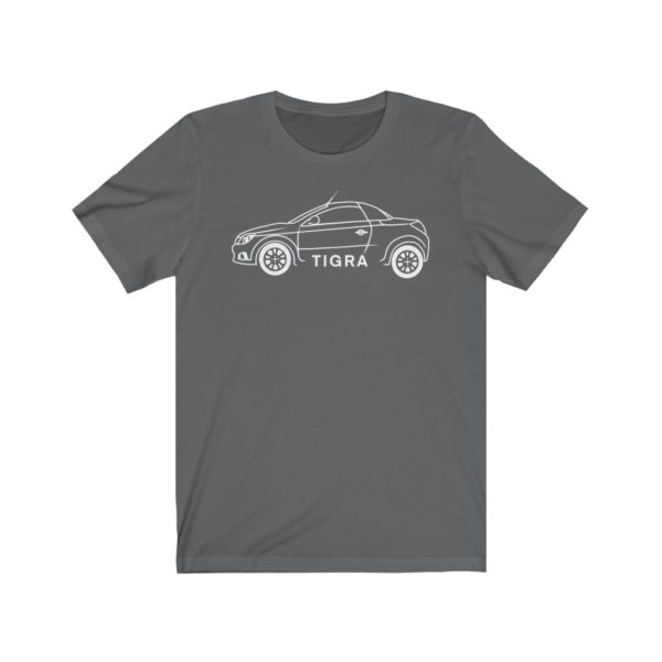 Short Sleeve Tee - Vauxhall Tigra B Side View White - Image 6