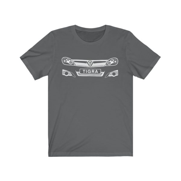 Short Sleeve Tee - Vauxhall Tigra B Front White - Image 6