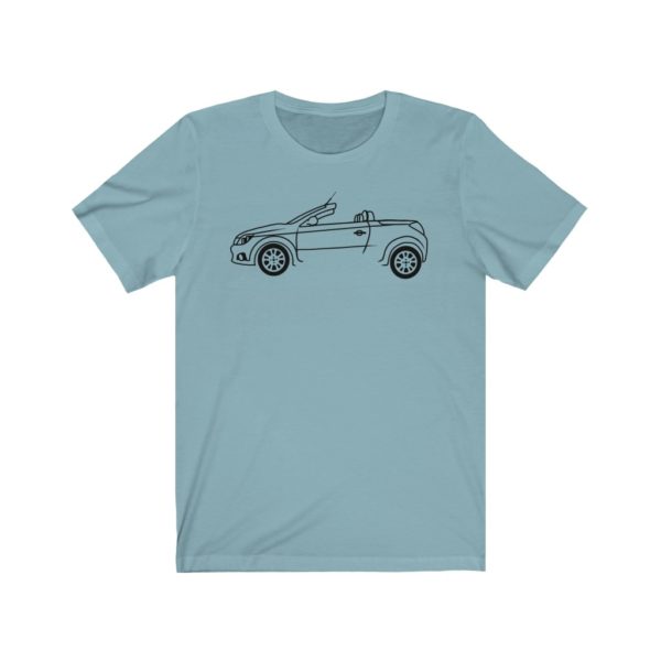 Short Sleeve Tee - Vauxhall Tigra B Side View Top Down