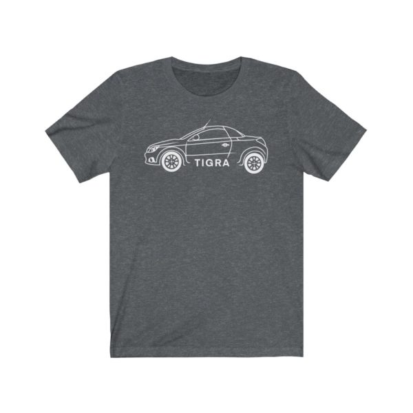 Short Sleeve Tee - Vauxhall Tigra B Side View White - Image 7