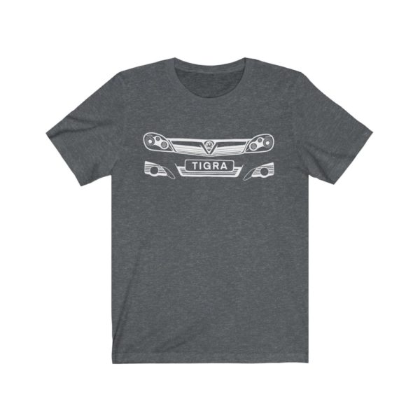 Short Sleeve Tee - Vauxhall Tigra B Front White - Image 7