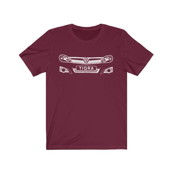 Short Sleeve Tee - Vauxhall Tigra B Front White - Image 10