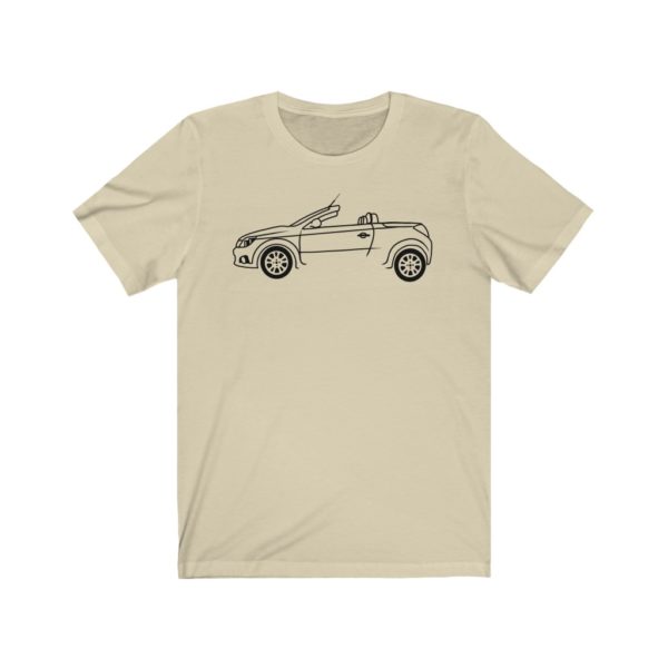 Short Sleeve Tee - Vauxhall Tigra B Side View Top Down - Image 5