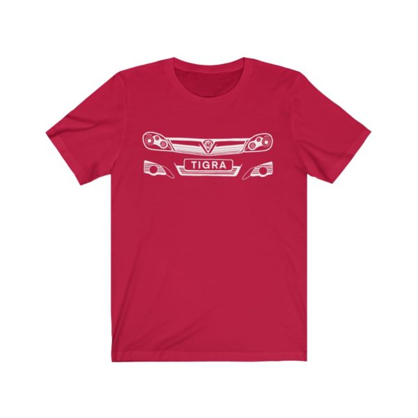 Short Sleeve Tee - Vauxhall Tigra B Front White