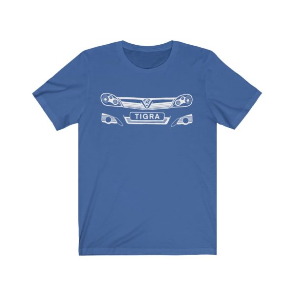 Short Sleeve Tee - Vauxhall Tigra B Front White - Image 5