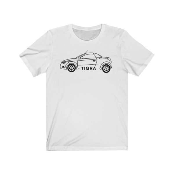 Short Sleeve Tee - Vauxhall Tigra B Side View - Image 2
