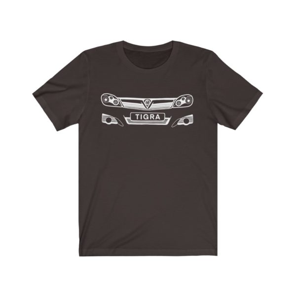 Short Sleeve Tee - Vauxhall Tigra B Front White - Image 2
