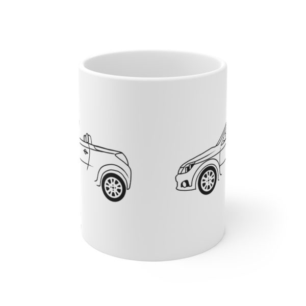 Mug - Vauxhall Tigra B Side View Top Down - Image 2