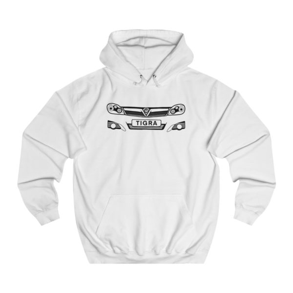 College Hoodie - Vauxhall Tigra B Front - Image 2