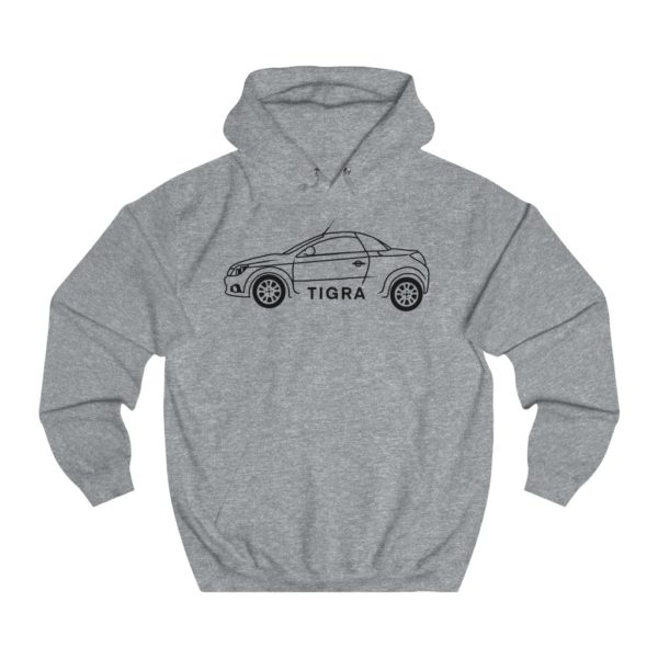 College Hoodie - Vauxhall Tigra B Side View - Image 5
