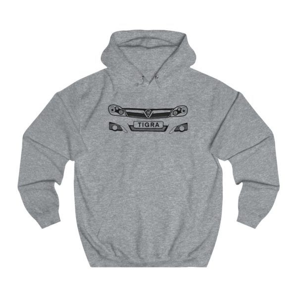 College Hoodie - Vauxhall Tigra B Front - Image 5