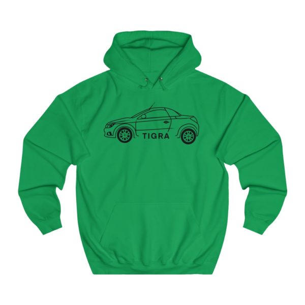 College Hoodie - Vauxhall Tigra B Side View - Image 3