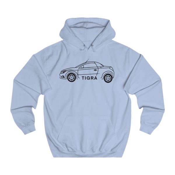 College Hoodie - Vauxhall Tigra B Side View - Image 4