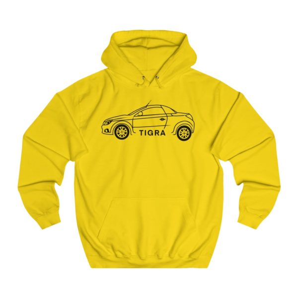 College Hoodie - Vauxhall Tigra B Side View